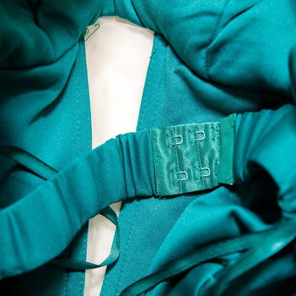 Stacee's Dark Green A-line Sweetheart Short/Mini Silk like Satin Homecoming Prom - Picture 10 of 10